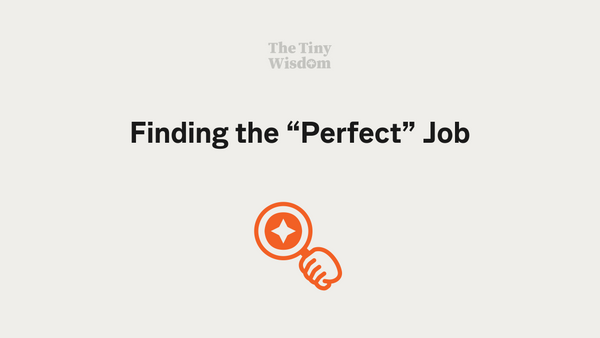 Finding the "Perfect" Job