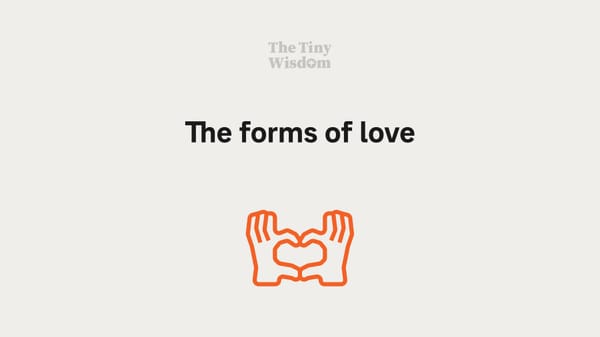 The forms of love